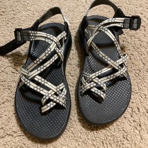 Chaco’s cream/grey sandals